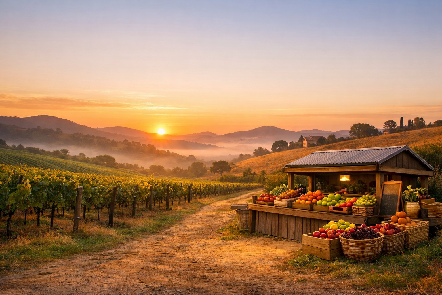 Adelaide Hills and Barossa landscape